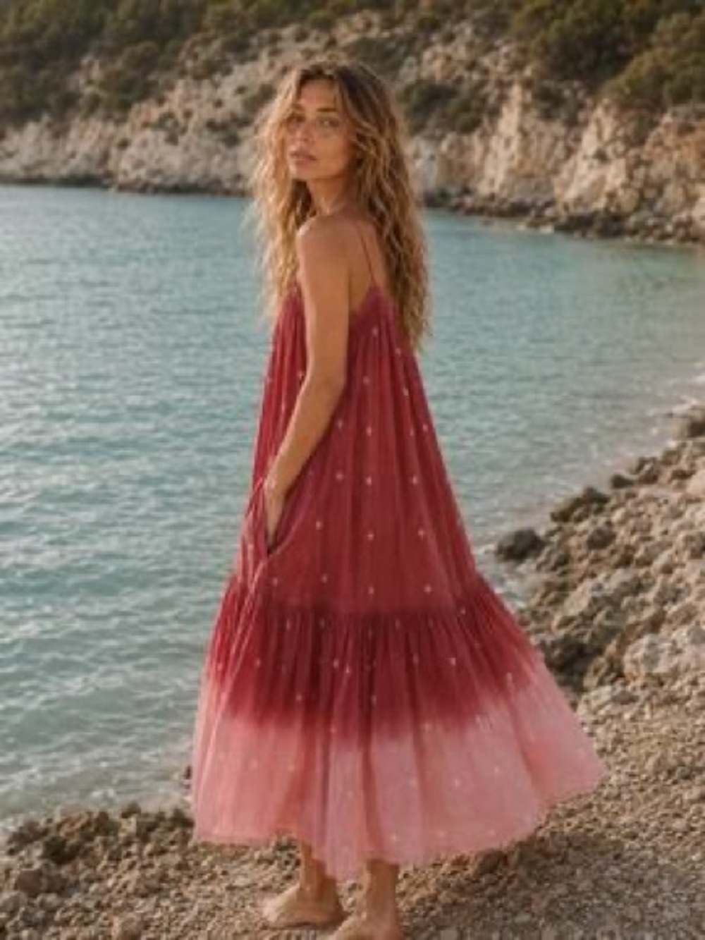Christy DawnTie Dye Maxi Dress